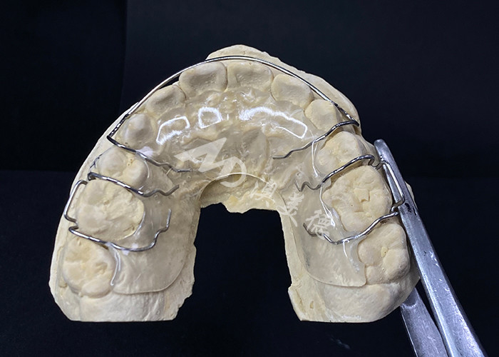 Confortable à porter Le rétenteur Hawley du laboratoire dentaire AMD pour une orthodontie sûre et saine